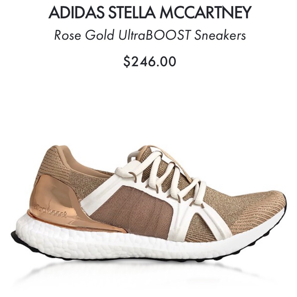 ADIDAS x STELLA MCCARTNEY Gold UltraBOOST Sneakers